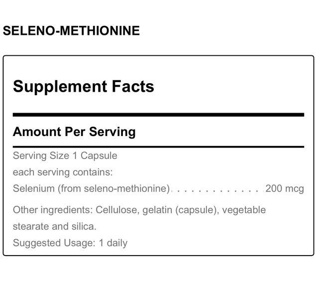 Селено-Метіонін (Seleno-Methionine) &ndash; антиоксидант, підтримка імунітету та здорового кровообігу, Douglas Laboratories 202758 фото