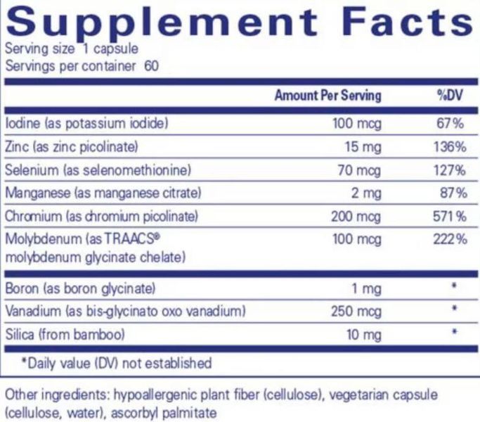 Trace Minerals &ndash; комплекс мікроелементів для імунітету, енергії та здоров&rsquo;я  TRM26 фото