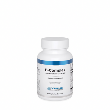 B-Complex with Metafolin &reg; L-5-MTHF &mdash; метильований комплекс вітамінів групи B з активною формою фолієвої кислоти для підтримки енергії, нервової системи та здоров&rsquo;я серця 202676-60X фото