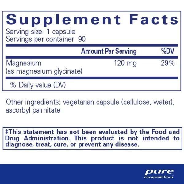 Вітаміни Magnesium Glycinate &ndash; магній для сну, нервів, серця та м&rsquo;язового розслаблення MG9 фото
