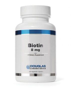 Витамины Биотин Biotin Douglas Laboratories 8 мг 120 капсул 202255-120X фото