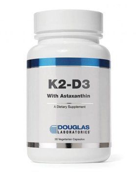 Витамины К2-Д3 Астаксантин K2-D3 with Astaxanthin Douglas Laboratories  202114-30X фото