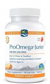 Омега 3 дитячий, риб'ячий жир, ProOmega Junior, Nordic Naturals 7100 фото