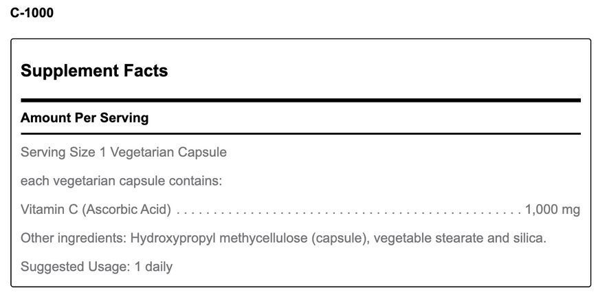 Витамин С, Vitamin C-1000, Douglas Laboratories, 1000mg, 100 таблеток 202445-100X фото
